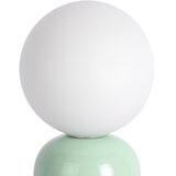 Leitmotiv Mentolno zelena/rjava keramična namizna svetilka (višina 26 cm) Firenze Pellet – | Shoptok.si