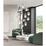  Ondaluce - Visilica na sajli THELMA 1xE27/15W/230V prečnik 19,5 cm zlatna/duvanska bež | Eponuda.com