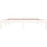  Posteljni okvir bel iz trdnega lesa 150x200 cm 5FT, (20601694) | Shoptok.si