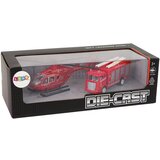  Set vatrogasnih vozila za igru sa helikopterom i kamionom - crveni | shoptok.hr