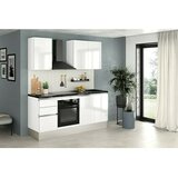 Marinelli Cucine Kuhinjski komplet Gianna (Širina: 195 cm, Bijele boje, Desni graničnik, S električnim uređajima) | shoptok.hr