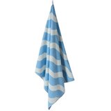 Jotex Bela/svetlo modra bombažna brisača 90x150 cm Waves – | Shoptok.si