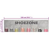  Kuhinjski tepih perivi s uzorkom cipela 45 x 150 cm baršunasti | shoptok.hr
