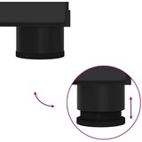 vidaXL Komplet pohištva za kopalnico 3 pcs Črna 76.5 x 35 x 64 cm | Shoptok.si