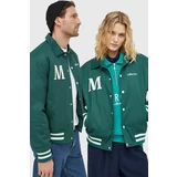 Mercer Amsterdam Bombažna jakna zelena barva