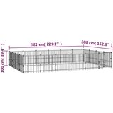 Vanjski kavez za pse čelični 22 58 m² | shoptok.hr