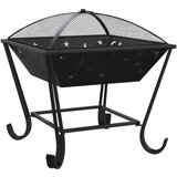 Posuda za vatru sa žaračem 50 cm XXL čelična | shoptok.hr