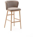 Kave Home Svetlo rjav barski stol (višina sedeža 75,5 cm) Ciselia – | Shoptok.si