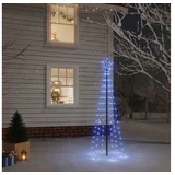  Božično drevo s konico 108 modrih LED diod 180 cm