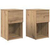 vidaXL Ormarić za krevet 2 pcs Hrast artisan 29 x 31 5 x 49 cm - Hrast artisan 2 Cijene