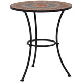 vidaXL Bistro mizica z mozaikom oranžna/siva 60 cm keramika, (20580672) | Shoptok.si