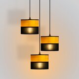  Visilica na sajli ALBA 3xE27/15W/230V, prečnik 40 cm, crna/smeđa | Eponuda.com