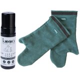 kooa pjena za čišćenje šapa - Ekonom. pakiranje: pjena za čišćenje, 170 ml + 2 x rukavica za sušenje | shoptok.hr