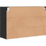 vidaXL Omara za čevlje Črni hrast 52.5 x 30 x 50 cm Konstruiran les | Shoptok.si