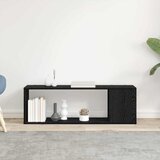  Set TV komoda Zidne Crna 100 x 24 x 63 cm Konstruirano drvo | Eponuda.com