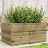  Vrtno cvetlično korito 90x60x45,5 cm impregnirana borovina | Shoptok.si