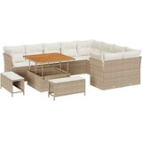  Sjedeća garnitura za vrt s jastukom 12 pcs bež i krem | shoptok.hr