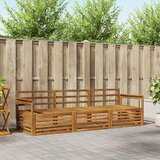  Set vanjskih sofa 3 kom. Prirodna Čvrsto drvo akacije | shoptok.hr