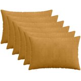  Presvlaka za jastuk 6 pcs HEERLEN Žuta 30 x 50 cm Kord | shoptok.hr