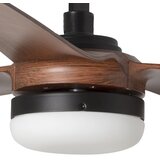 Faro 33817WT-21 - LED prigušiva ventilator PUNT M LED/18W/230V braon/crna prečnik 132 cm WT+DO | Eponuda.com