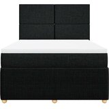  Krevet s oprugama i madracem crni 140x200 cm od tkanine | shoptok.hr