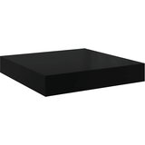  Plutajuća zidna polica visoki sjaj crna 23 x 23,5 x 3,8 cm MDF | Eponuda.ba