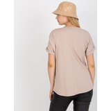 RELEVANCE T-shirt-RV-TS-7776.02P-beige | Shoptok.si