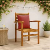  Jastučići za leđa (4 kom) PUTTEN 4 pcs 100% poliester Crvena - Crvena (melange) 40 x 40 x 15 cm 4 | shoptok.hr