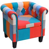  Fotelja s Patchwork Dizajnom Tkanina | shoptok.hr