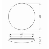 Lesnina XXXL STROPNA LED-SVETILKA 12 W 780 lm 4000 K 230 V | Shoptok.si