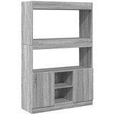 Maison Chic Visoka omara - Komoda - Predalnik siva sonoma 92x33x140 cm inženirski les, (21718843) Cene