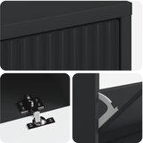  Ormar za cipele ARNHEM 78 x 24 x 103 cm Konstruirano drvo Crna | shoptok.hr