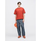 Carhartt WIP Majica 'American Script' rumena / vinsko rdeča / oranžno rdeča | Shoptok.si
