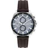 Lee Cooper Muški ručni sat, Kvarcni mehanizam, 46mm, Plavo kućište, Braon, LC07881.394 | Eponuda.com