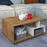 MID.YOU KLUBSKA MIZA, bela, medeni hrast | Shoptok.si