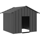  Kućica za pse s krovom 131x101x102 cm pocinčani čelik | shoptok.hr