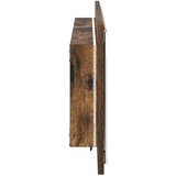  Ogledalo Dimljeni hrast 90 x 8,5 x 37 cm Konstruirano drvo | Eponuda.com