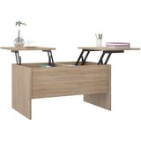  Stolić za kavu boja hrasta 80x50x42,5 cm konstruirano drvo | Eponuda.com