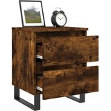  Noćni ormarići 2 kom boja hrasta 40x35x50 cm konstruirano drvo | shoptok.hr