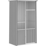  Kavez za ptice sivi 115 x 78 x 200 cm od pocinčanog čelika | Eponuda.ba