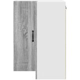 vidaXL Zidni kuhinjski ormarić s policom Siva Sonoma 57 x 57 x 80 cm | shoptok.hr