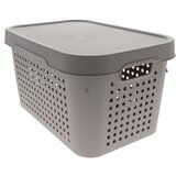 QUTU Korpa za odlaganje sa poklopcem 17l bež | Eponuda.ba