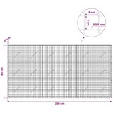  Gabion s žicom debljine 3 5 mm i mrežom 5x5 cm 300x10x150 cm - 10 cm 150 cm 300 cm | shoptok.hr