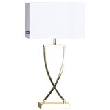  ByRydens 2829610-5000 - Stona lampa OMEGA 1xE27/5W/230V bela/zlatna | Eponuda.com