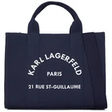 Karl Lagerfeld Shopper torba crna / bijela