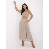 Fresh Made Skirt-D73761M50222A-dark beige | Shoptok.si