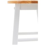 Premier Housewares Bel/v naravni barvi barsko stol iz masivnega kavčukovca (višina sedeža 74 cm) Chester – | Shoptok.si