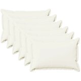  Presvlaka za jastuk 6 kom. HOUTEN Bijela 30 x 50 cm Umjetni lan - Bijela 30 x 50 cm 6 | shoptok.hr