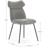 Marckeric Sive blagovaonske stolice u setu 2 kom Dara – | shoptok.hr