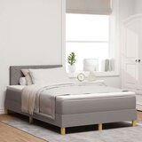 vidaXL box spring krevet s madracem taupe 120x200 cm tkanina | shoptok.hr
